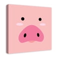 thumbnail image 2 of Creative Products Pig Face 24x24 Canvas Wall Art, 2 of 5