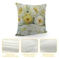 thumbnail image 4 of Nawypu  Throw Pillow Cover Oil Painting Peonies Indy Bloom Yellow Floral Decorative Home Office Throw Waist Lumbar Pillow Case Cushion Cover Rectangle, 4 of 5