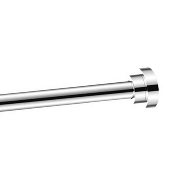 Tension Shower Rods No Drill Adjustable Closet Rod Stainless Steel Punch Free Retractable Clothes Drying Rod For Bathroom Bedroom Closet Walmart
