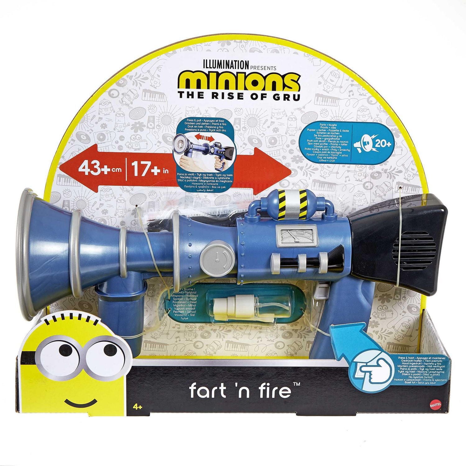 Pistolet à Pets Surdimensionné des Pets de Feu «Les Minions»