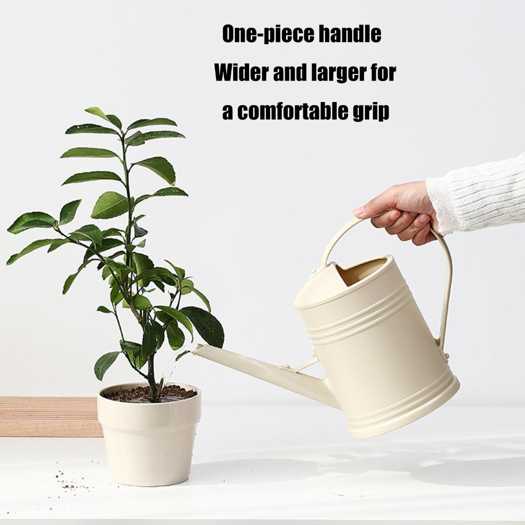 AOOOWER Large 2L Capacity Garden Watering Can With Interchangeable Spout Ergonomic Grip For Potted Plant Hanging Baskets