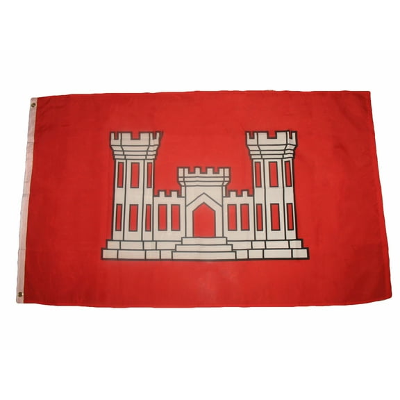 Large 3x5FT Flag US ARMY CORPS OF ENGINEERS USA USACE Military