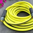 thumbnail image 3 of Ray Padula XtremeFlex Ultra Flexible 50ft Heavy Duty Hybrid Garden Hose - Yellow, 3 of 3