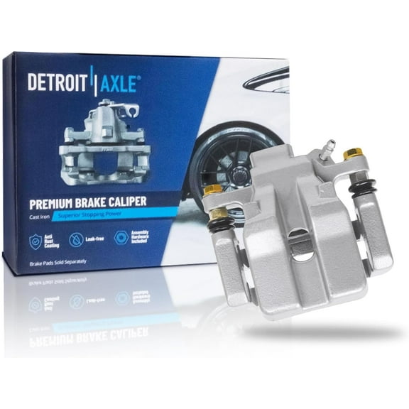 Detroit Axle - Rear Right Brake Caliper for Toyota 2012-2017 Camry 2016-2017 Avalon Lexus ES300h ES350, Passenger Side Disc Brake Caliper with Bracket Replacement