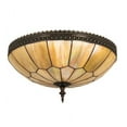 thumbnail image 4 of Meyda Tiffany 219230 Vincent Honeycomb 4 Light 21" Wide Semi-Flush Bowl Ceiling Fixture -, 4 of 5