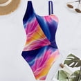 thumbnail image 4 of XEGLSBU Womens Swimsuits Tankini Plus Size Swimwear for Women Tied Shoulder Swimsuit Beach Holiday Suit with Cover up Casual Summer Outfit Pink Size M, 4 of 7