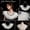A, variant on Halloween Feathered Capelet for Women, 1-Piece Gothic Lace Collar with Ribbon Tie — Dark Angel Costume Accessory C One Size