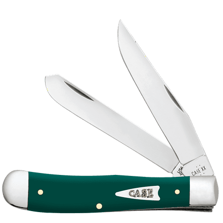 Case XX Knives Trapper Spruce Green Synthetic Stainless Pocket Knife