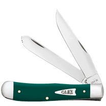 Case XX Knives Trapper Spruce Green Synthetic Stainless Pocket Knife