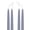 Cornflower, variant on Premium Beeswax Blended Taper Candles - Two Pair Bundle - 15 Inches