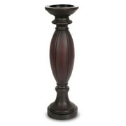 Wood Candle Holder, Espresso