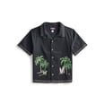 thumbnail image 5 of Weekend Academy Boys Embroidered Button Shirt with Short Sleeves, Sizes 4-18, 5 of 5