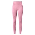 thumbnail image 3 of Akiihool Yoga Pants Leggings with Pockets for Women, High Waisted Tummy Control Workout Yoga Pants (Pink,M), 3 of 5