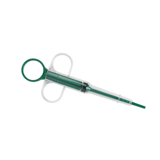 Greeniant Reutilizable perro gato cachorro Piller medicina dispensador píldoras de inyección alimentador de mascotas Juguetes para gatos Verde Greeniant PT002456-02