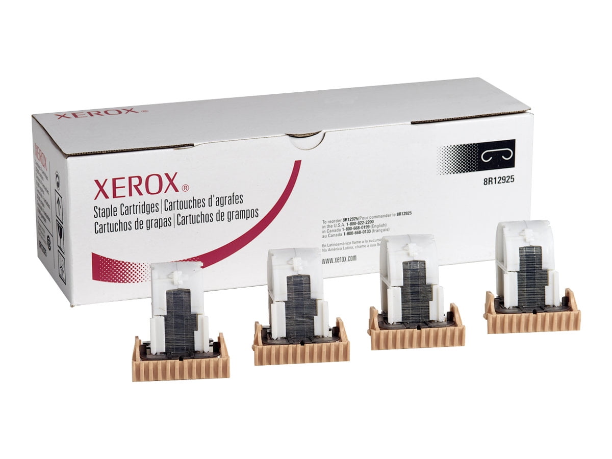 Xerox Finisher Staples for Xerox Phaser 7760, 4 Cartridges, 20,000