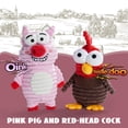 thumbnail image 3 of Dog Squeaky Toys Nocciola, 5 paquetes para perros pequeños y medianos, 3 of 8