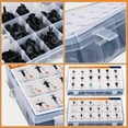 thumbnail image 7 of GOOACC 820Pcs Car Push Retainer Clips Auto Fasteners Assortment 36 Sizes Nylon Bumper Fender Rivets Fasteners Remover for Ford GM Toyota Honda Chrysler BMW Benz Nissan Subaru Audi Mazda, 7 of 7