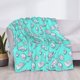thumbnail image 3 of Fotbe Seashell And Starfish Manta de Franela con Estampado, Manta Ultrasuave para Cama, Sofá, Auto, Hipoalergénica y Antibolitas-40"x30", 3 of 6