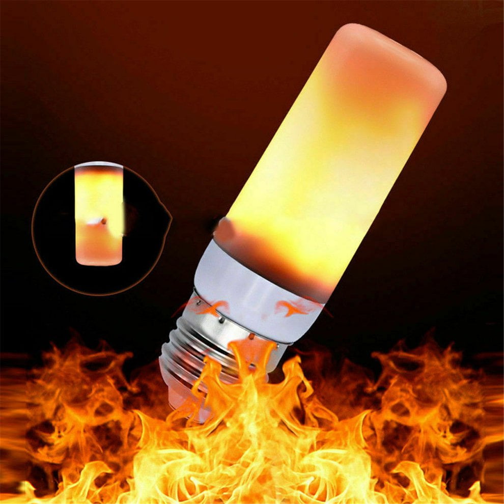E27 LED Flicker Flame Light Bulb Simulated Burning Fire Effect Night Lamp Walmart Canada