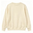 thumbnail image 5 of Sorvello Women's Football Graphic Sweatshirt Game Day Pullover Soft Breathable Cozy Long Raglan Sleeve Streetwear Fall Casual Athletic Top for Women Beige L, 5 of 7