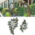 thumbnail image 2 of 2x Wedding Arch Flowers Sunflowers Decor Rustic for Backdrop Door Party white, 2 of 8