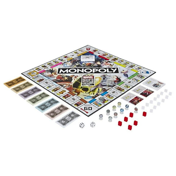 Monopoly: Marvel 80 Years Edition Board Game