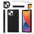 thumbnail image 2 of SaniMore for iPhone 14 Plus Magnetic Fragrant Case Support Wireless Charging, Premium PU Leather Cover Built-in Detachable Lanyard 360° All-Inclusive Shockproof Protective Shell, Black, 2 of 8