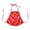 Red#9527, variant on BOOMNY Baby Girls Halter Neck Sequins Cropped Tops Crew Neck Colorful Sparkly Tank Tops for Girl Stage Performance Tops