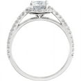 thumbnail image 6 of 2.40 Ct Stunning Round Real Moissanite Engagement Rings for Ladies Solid 950 Platinum, 6 of 9