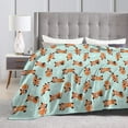 thumbnail image 4 of Red Panda Gifts Flannel Fleece Throw Blanket Warm Cozy Plush Bed Blankets for Sofa Couch Bedroom 80"X60", 4 of 6