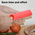 thumbnail image 4 of Rodillo pelador de ajo con forma de tubo de silicona, la mejor herramienta de cocina para pelar ajos, 4 of 5
