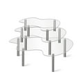 thumbnail image 4 of Cupcake Holder Acrylic Cupcake Display Riser Stand Clear Dessert Bakery Stand, 4 of 11