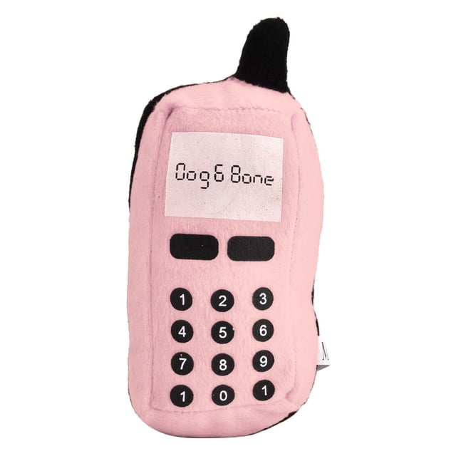 Juguete para masticar interactivo para mascotas NikouMX con sonido teléfono móvil de felpa