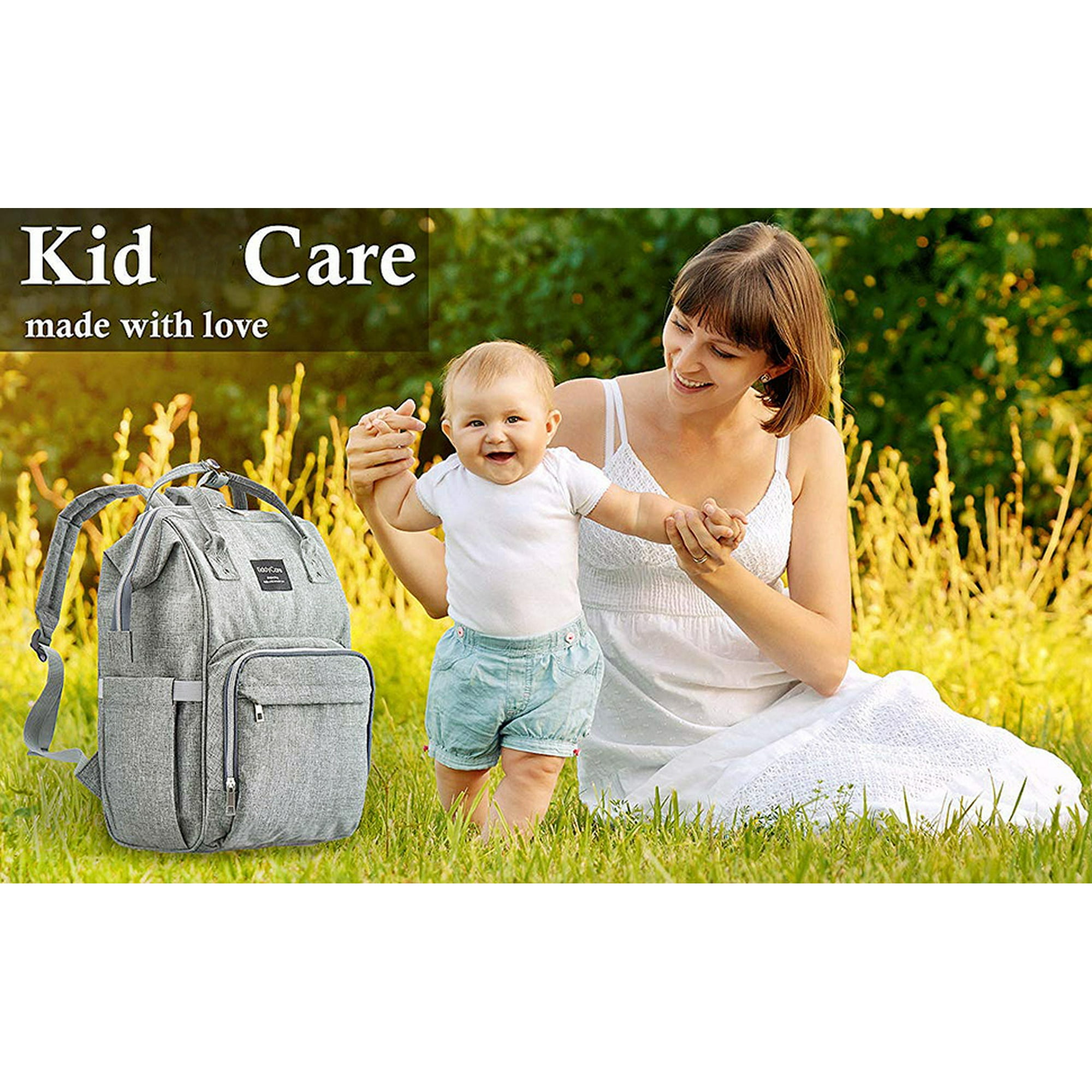KiddyCare Diaper Bag Backpack Multi Function Baby Bag Maternity Nappy Bags for Travel Walmart