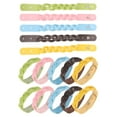 thumbnail image 1 of Uxcell 15 Pcs Pulseras de Cuero Lisas Pulseras de Cuero Trenzadas con Broche Ajustable Cuffs de Muñeca en Blanco para Manualidades Joyería para Hombres Mujeres, Colores Mixtos, 1 of 6