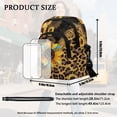 thumbnail image 7 of Xixirimido Small Sling Bag Cell Phone Purse Fanny Crossbody Bag for Women Trendy Chest Backpack with Adjustable Strap, Leopard and Sunflower, 7 of 7