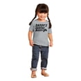 thumbnail image 4 of Cute Daddy's Gaming Buddy Gamer Dad Toddler Boy Girl T Shirt Infant Toddler Brisco Brands 6M, 4 of 6