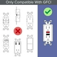 2 Pack SnapPower GuideLight 2 for Outlets [for GFCI Outlets Only