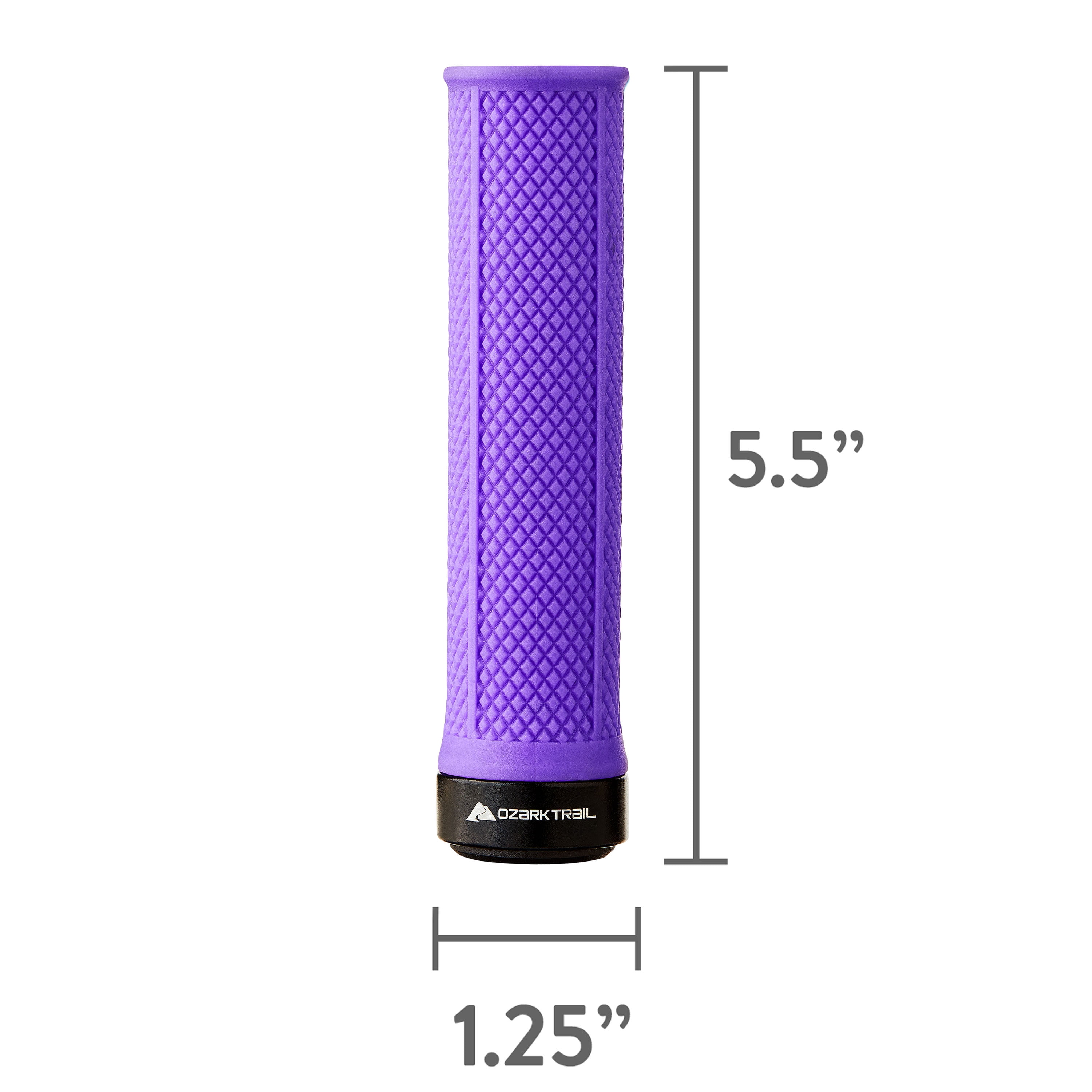 Ozark Trail Lock-on Bike Grips, Purple