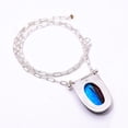 thumbnail image 2 of Bi-Colour Tourmaline 925 Sterling Silver Chain Pendant 19-23", Tourmaline Necklace CP_9262_369_66, New Year Sale, Valentin's Day Gift, 2 of 2