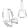 thumbnail image 3 of Hipiwe 30 Pack Acrylic Easel Stands Display Stand for Coin (Medium), 3 of 8