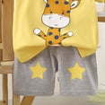 thumbnail image 4 of Cethrio Boys Cotton Outfit Sets, Short Sleeve Gifts Printed Summer Kids' Clothing Sets Multicolor Size 1-2 T, 4 of 4