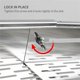 thumbnail image 3 of Over the Sink Colander Strainer Basket Stainless Steel, 3 of 5