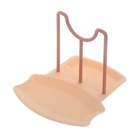 

Pan Lid Holder Desktop Lid And Spoon Rest Shelf Pan Lid Stand Organizer Kitchen Tool