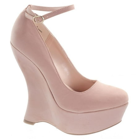Sully's - Whistle01 by Sully's, Gaga Platform Wedge Dress Pump Curved ...