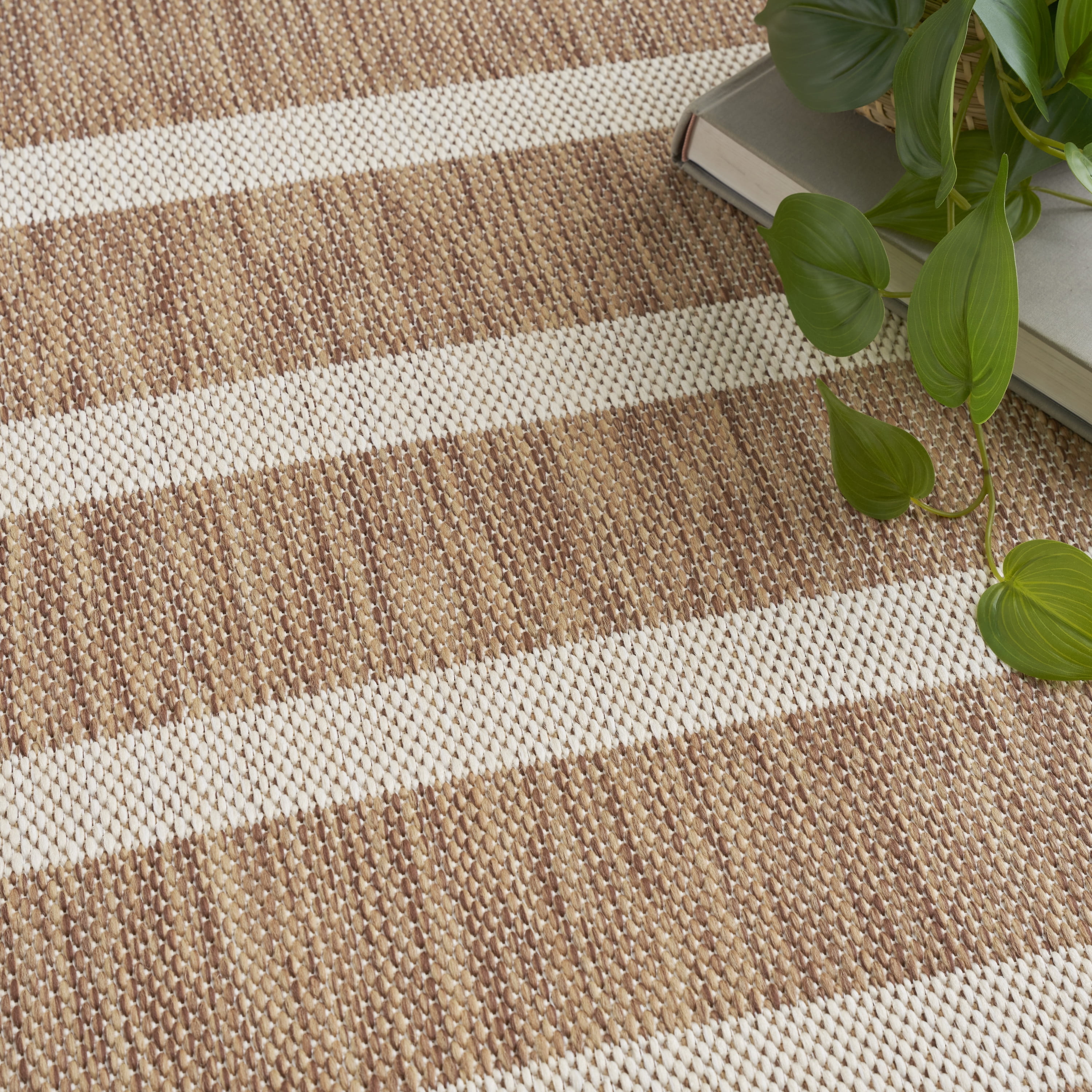 Nourison Positano Indoor/Outdoor Jute Ivory 8' x 10' Area Rug (8x10)