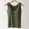 thumbnail image 2 of Aayomet Soutiens-Gorges Légers pour Femmes Grande Taille sous-Vêtement Femmes avec Coussinets de Soutien-Gorge Sans Manches Intérieur Été (Vert, m), 2 of 5