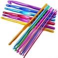 thumbnail image 5 of 14 PCS Ergonomic Crochet Hook Set, Multicolor Aluminum Crochet Hooks, Professional Crochet Needles for Crocheting, Large-Eye Blunt Needles and Stitch Markers Included, 5 of 6