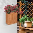 thumbnail image 4 of WEUVEB 2Ud Cesta De Almacenaje Colgante De Pared Para Y Plantas Estilo Campestre Marrón, 4 of 5