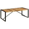thumbnail image 3 of vidaXL Dining Table 86.6"x39.4"x29.5" Solid Mango Wood, 3 of 10